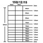 vidaXL Gartenzaun Verzinkter Stahl 50 m 150 cm Silbern vidaXL Gartenzaun Verzinkter Stahl 50 m 150 cm Silbern