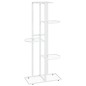Blumenständer 5-Etagen 43x22x98 cm Weiß Metall Blumenständer 5-Etagen 43x22x98 cm Weiß Metall