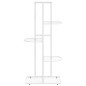 Blumenständer 5-Etagen 43x22x98 cm Weiß Metall Blumenständer 5-Etagen 43x22x98 cm Weiß Metall