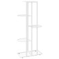 Blumenständer 5-Etagen 43x22x98 cm Weiß Metall Blumenständer 5-Etagen 43x22x98 cm Weiß Metall