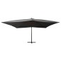 Ampelschirm mit Holzmast 400x300 cm Anthrazit Ampelschirm mit Holzmast 400x300 cm Anthrazit