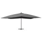 Ampelschirm mit Holzmast 400x300 cm Anthrazit Ampelschirm mit Holzmast 400x300 cm Anthrazit