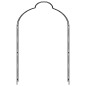 Rosenbogen Schwarz 150 x 34 x 240 cm Eisen Rosenbogen Schwarz 150 x 34 x 240 cm Eisen