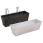 2xBlumentopf Blumenkübel Übertopf Pflanzenkübel Schwarz 2xBlumentopf Blumenkübel Übertopf Pflanzenkübel Schwarz
