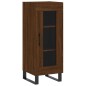 Highboard Braun Eichen-Optik 34,5x34x180 cm Holzwerkstoff Highboard Braun Eichen-Optik 34,5x34x180 cm Holzwerkstoff