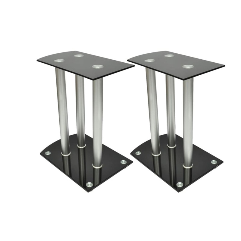 2x Luxus Lautsprecherständer Glas Lautsprecher 2x Luxus Lautsprecherständer Glas Lautsprecher