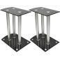 2x Luxus Lautsprecherständer Glas Lautsprecher 2x Luxus Lautsprecherständer Glas Lautsprecher
