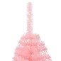 Künstlicher Halb-Weihnachtsbaum mit Ständer Rosa 150 cm PVC Künstlicher Halb-Weihnachtsbaum mit Ständer Rosa 150 cm PVC