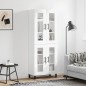 Highboard Weiß 69,5x34x180 cm Holzwerkstoff Highboard Weiß 69,5x34x180 cm Holzwerkstoff