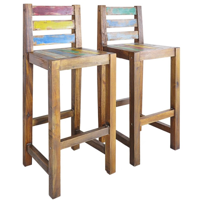 Barhocker 2 Stk. Altholz Barhocker 2 Stk. Altholz