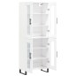 Highboard Weiß 69,5x34x180 cm Holzwerkstoff Highboard Weiß 69,5x34x180 cm Holzwerkstoff