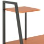 Schreibtisch mit Regaleinheit Schwarz und Eiche 102×50×117 cm Schreibtisch mit Regaleinheit Schwarz und Eiche 102×50×117 cm