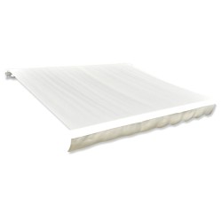 Markisenbespannung Canvas Creme 4x3 m (ohne Rahmen)