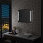 Badezimmer-Wandspiegel mit LEDs 80x60 cm Badezimmer-Wandspiegel mit LEDs 80x60 cm