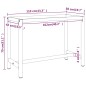 Werkbankgestell Mattschwarz und Mattrot 110x50x79 cm Metall Werkbankgestell Mattschwarz und Mattrot 110x50x79 cm Metall