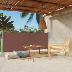 Seitenmarkise Ausziehbar 117x300 cm Braun