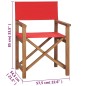 Regiestuhl Massivholz Teak Rot Regiestuhl Massivholz Teak Rot