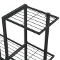 Blumenständer 94,5x25x88 cm Schwarz Metall Blumenständer 94,5x25x88 cm Schwarz Metall