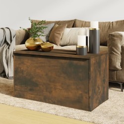 vidaXL Aufbewahrungstruhe Räuchereiche 84x42x46 cm Holzwerkstoff