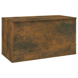 vidaXL Aufbewahrungstruhe Räuchereiche 84x42x46 cm Holzwerkstoff