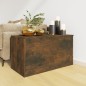 vidaXL Aufbewahrungstruhe Räuchereiche 84x42x46 cm Holzwerkstoff vidaXL Aufbewahrungstruhe Räuchereiche 84x42x46 cm Holzwerkstoff