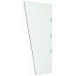 Seitenwand für Vordach Transparent 50x100 cm Hartglas Seitenwand für Vordach Transparent 50x100 cm Hartglas