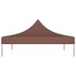 Partyzelt-Dach 3x3 m Braun 270 g/m² Partyzelt-Dach 3x3 m Braun 270 g/m²
