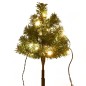 Wegbeleuchtung Weihnachtsbäume 6 Stk. Warmweiße LEDs 45 cm PVC Wegbeleuchtung Weihnachtsbäume 6 Stk. Warmweiße LEDs 45 cm PVC