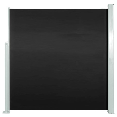 Seitenmarkise Ausziehbar 140x300 cm Schwarz