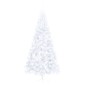 Künstlicher Halber Weihnachtsbaum mit Ständer Weiß 210 cm PVC Künstlicher Halber Weihnachtsbaum mit Ständer Weiß 210 cm PVC