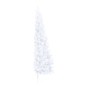 Künstlicher Halber Weihnachtsbaum mit Ständer Weiß 210 cm PVC Künstlicher Halber Weihnachtsbaum mit Ständer Weiß 210 cm PVC