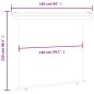 vidaXL Balkon-Seitenmarkise 165x250 cm Grau vidaXL Balkon-Seitenmarkise 165x250 cm Grau