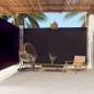Seitenmarkise Ausziehbar Schwarz 220x600 cm Seitenmarkise Ausziehbar Schwarz 220x600 cm
