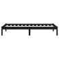 vidaXL Massivholzbett Schwarz Kiefer 90x200 cm vidaXL Massivholzbett Schwarz Kiefer 90x200 cm