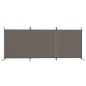 3-tlg. Paravent Anthrazit 525x180 cm Stoff 3-tlg. Paravent Anthrazit 525x180 cm Stoff