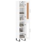 Highboard Weiß 34,5x34x180 cm Holzwerkstoff Highboard Weiß 34,5x34x180 cm Holzwerkstoff