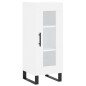 Highboard Weiß 34,5x34x180 cm Holzwerkstoff Highboard Weiß 34,5x34x180 cm Holzwerkstoff