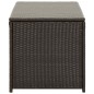 Gartenbox Poly Rattan 100x50x50 cm Braun Gartenbox Poly Rattan 100x50x50 cm Braun