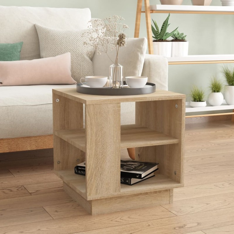 vidaXL Couchtisch Sonoma-Eiche 40x40x43 cm Holzwerkstoff vidaXL Couchtisch Sonoma-Eiche 40x40x43 cm Holzwerkstoff