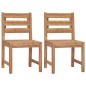 Gartenstühle 2 Stk. Massivholz Teak Gartenstühle 2 Stk. Massivholz Teak