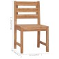 Gartenstühle 2 Stk. Massivholz Teak Gartenstühle 2 Stk. Massivholz Teak