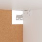 Kleiderschrank Weiß 100x32,5x35 cm Holzwerkstoff Kleiderschrank Weiß 100x32,5x35 cm Holzwerkstoff