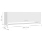 Kleiderschrank Weiß 100x32,5x35 cm Holzwerkstoff Kleiderschrank Weiß 100x32,5x35 cm Holzwerkstoff