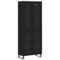 Highboard Schwarz 69,5x34x180 cm Holzwerkstoff Highboard Schwarz 69,5x34x180 cm Holzwerkstoff