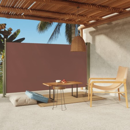 Seitenmarkise Ausziehbar 170x300 cm Braun