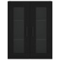 Highboard Schwarz 69,5x34x180 cm Holzwerkstoff Highboard Schwarz 69,5x34x180 cm Holzwerkstoff