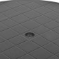 vidaXL Gartentisch Anthrazit 89 cm Kunststoff vidaXL Gartentisch Anthrazit 89 cm Kunststoff