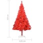 Künstlicher Weihnachtsbaum mit Ständer Rot 210 cm PVC Künstlicher Weihnachtsbaum mit Ständer Rot 210 cm PVC