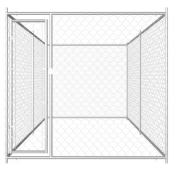 vidaXL Outdoor-Hundezwinger 382x192x185 cm