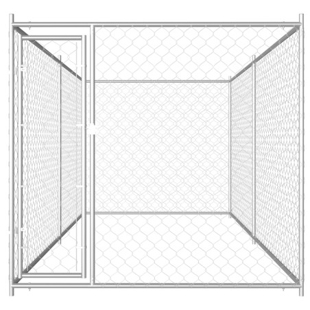 vidaXL Outdoor-Hundezwinger 382x192x185 cm